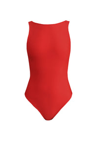 Neckline Bodysuit Cava - Red
