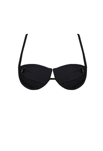 Ilhós Nervura Bikini top - Black