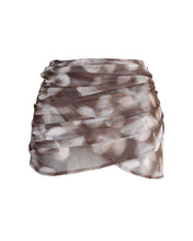 Load image into Gallery viewer, Ruched Mini Pareo Bottom - Brown Floral