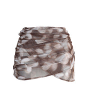 Load image into Gallery viewer, Ruched Mini Pareo Bottom - Brown Floral
