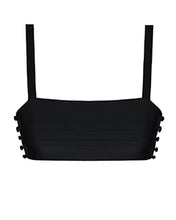 Load image into Gallery viewer, Thomas Buttons Bikini Top - Black