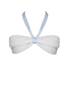 Bikini Top - Off-White Crochet