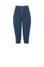 Load image into Gallery viewer, Capri Zipper Legging Pants Bottom - Navy Blue