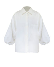 Load image into Gallery viewer, Wide Sleeve Shirt - Off-White Linen
