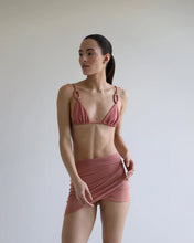 Load image into Gallery viewer, Triangle Hoops Bikini Top - Grena Pink