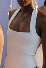 Load image into Gallery viewer, One-front Swimsuit with Band - Off-White