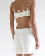 Load image into Gallery viewer, Ruched Inverted Bikini Top - Off-White