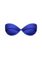 Load image into Gallery viewer, TQC Presponto Ruched Bikini Top - Blue