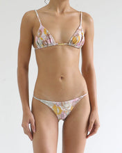 Load image into Gallery viewer, Triangle With Fixed Strap Bikini Bottom - Vintage Floral Crepe