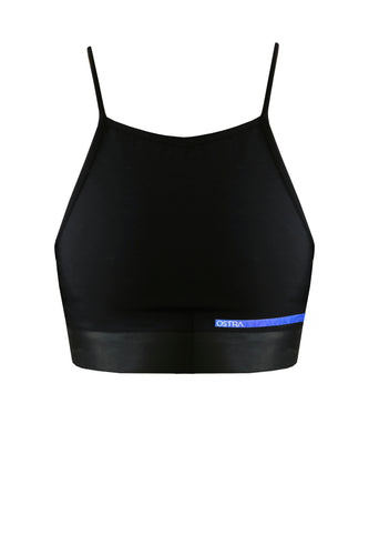 Elastic Strap Top - Black