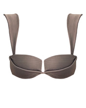 Load image into Gallery viewer, Structured Bias Robust  Bikini Top - Chestnut