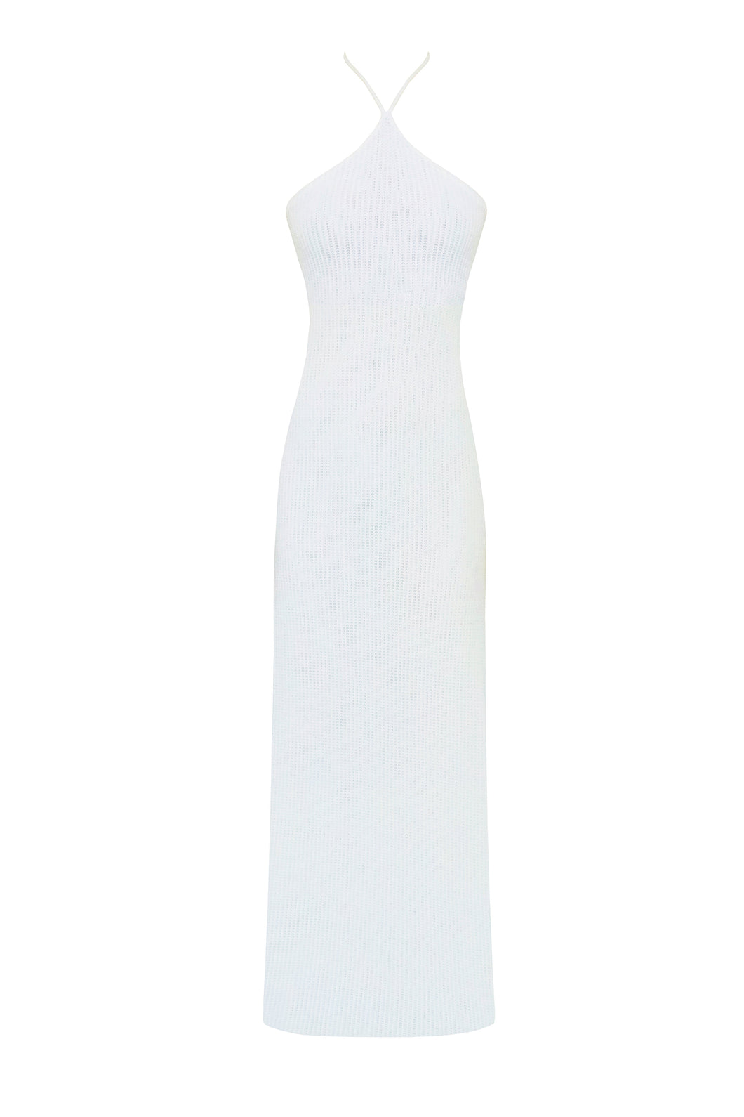 Crochet United Front Dress - Off-White