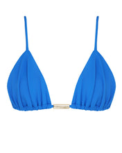 Load image into Gallery viewer, Triangle Bikini Top - Klein Blue
