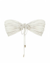 Load image into Gallery viewer, Ruched Inverted Bikini Top - Off-White