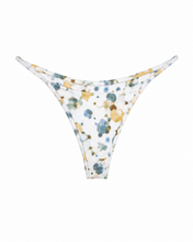 Load image into Gallery viewer, Triangle With Fixed Strap Bikini Bottom - White Floral Crepe