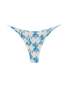 Triangle With Fixed Strap Bikini Bottom - Geometric Print