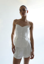 Load image into Gallery viewer, Tailored Structured Vest Top - Off-White