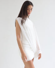 Load image into Gallery viewer, Ruffled cover Dress - Tule Off-White