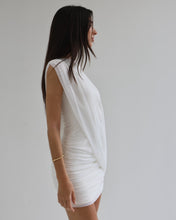 Load image into Gallery viewer, Ruffled cover Dress - Tule Off-White