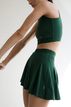 Load image into Gallery viewer, Pencil Skirt with Fixed Shorts Bottom - Green Piquet Flag