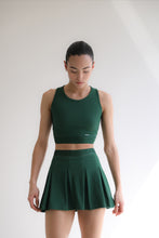 Load image into Gallery viewer, Pencil Skirt with Fixed Shorts Bottom - Green Piquet Flag
