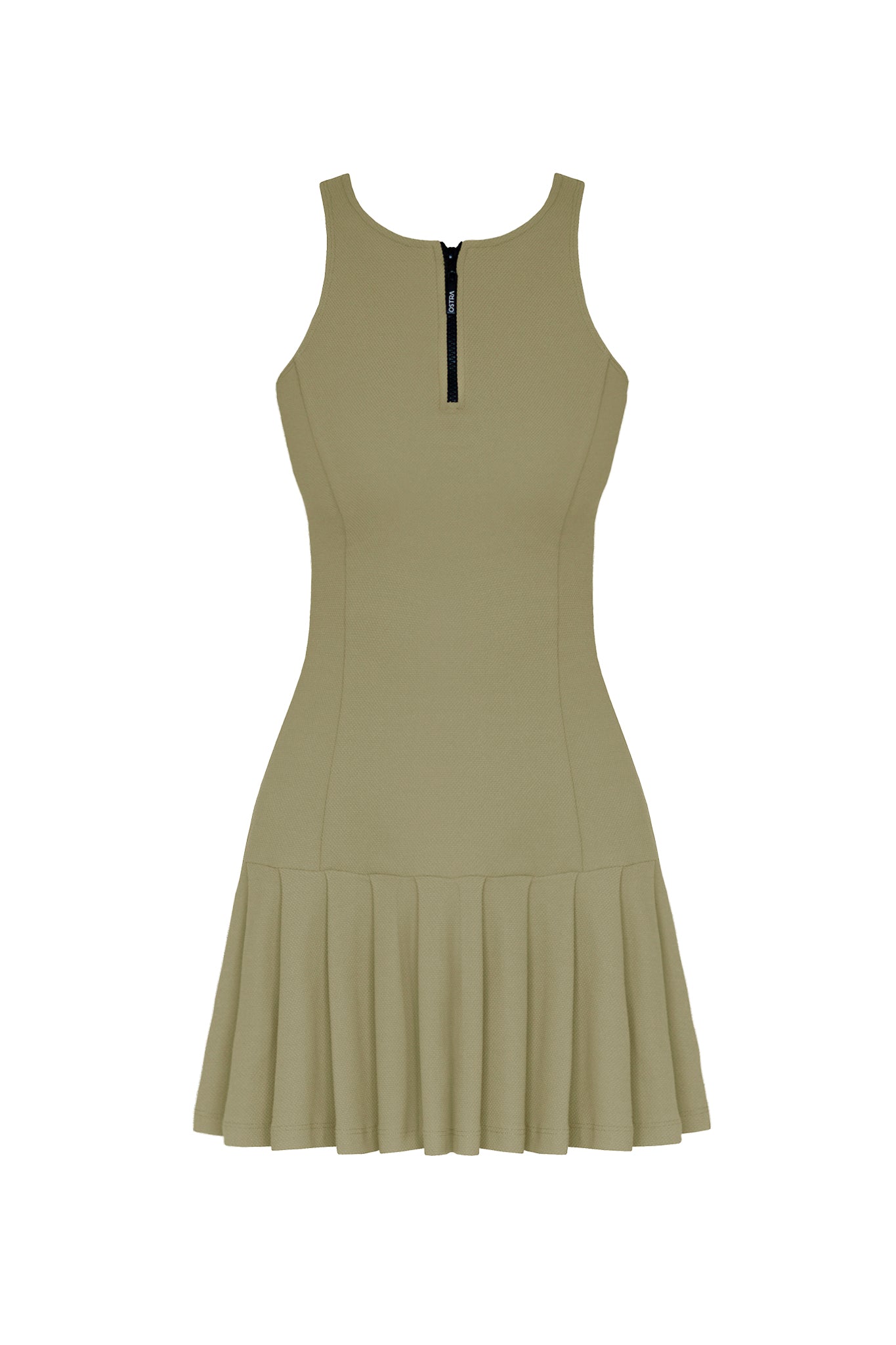 khaki pleated dress ASOS DESIGN pleated plunge midi dress with peplum in dark khaki