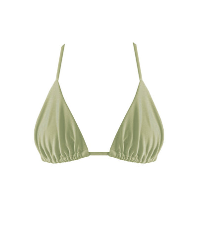 Triangle Bikini Top  - Green