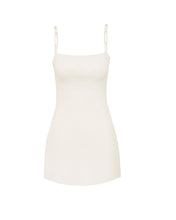 Load image into Gallery viewer, Ring Strap Short Dress - Off-White Crepe