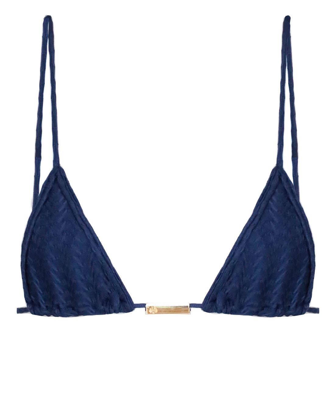 Thomas Detail Triangle Top - Navy Blue – Ostra Internacional