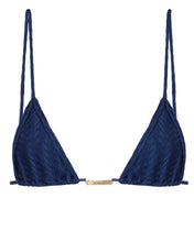 Load image into Gallery viewer, Thomas Detail Triangle Top - Navy Blue