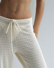 Load image into Gallery viewer, Straight Low-Waist Crochet Pants Bottom - Off Crochet