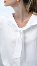 Load image into Gallery viewer, Sailor Shirt Top - Off-White Linen