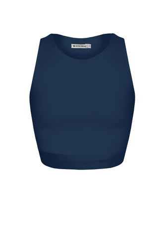 Cava Top - Navy Blue