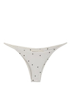 Load image into Gallery viewer, Triangle With Fixed Strap Bikini Bottom - Off-white polka dot print
