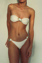 Load image into Gallery viewer, Organic Sea Shell Bikini Top - Off-White