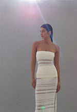 Load image into Gallery viewer, TQC Striped Dress / Cover - Off-White