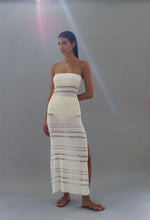 Load image into Gallery viewer, TQC Striped Dress / Cover - Off-White