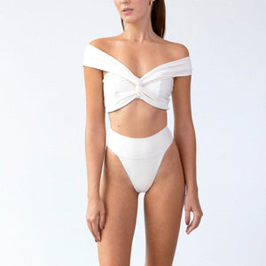 Hang Glider Maxi Bikini Bottom - Off-White