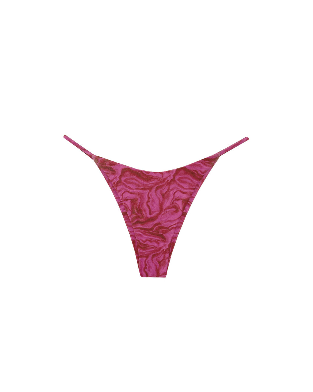 Triangle With Fixed Strap Bikini Bottom - Rajas Pink