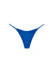 Load image into Gallery viewer, Triangle With Fixed Strap Bikini Bottom - Blue Waves