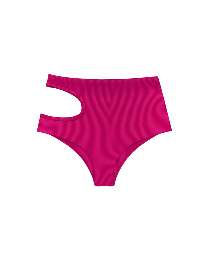 Lunar Cutout Bikini Bottom - Pink