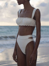 Load image into Gallery viewer, Slit Hang Glinder Bikini Bottom - Off-White