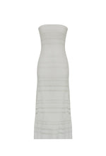 Load image into Gallery viewer, TQC Striped Dress / Cover - Off-White