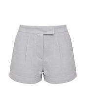 Load image into Gallery viewer, Straight Mini Shorts Bottom -  Ice Linen