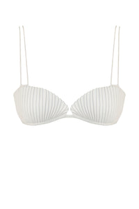 Shell Bikini Top Lateral Maxi - Off-White