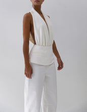 Load image into Gallery viewer, Hip-Detail Pants Bottom - Off-White Twill