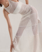 Load image into Gallery viewer, Crochet Straight Slits Cover-Up - Off-White