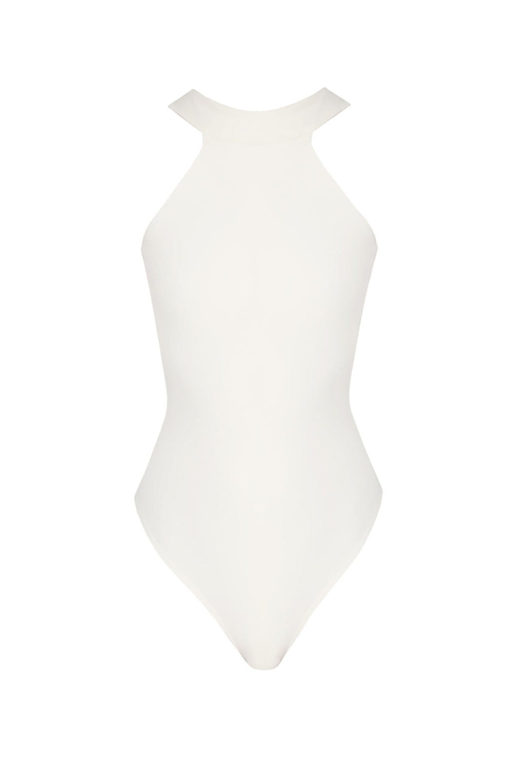 Deep Arm Swimsuit - Off-White
