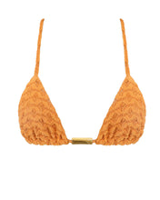 Load image into Gallery viewer, Triangle Bikini Top - Pumpkin