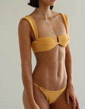 Load image into Gallery viewer, Structured Bias Bikini Top - Mango Crepe